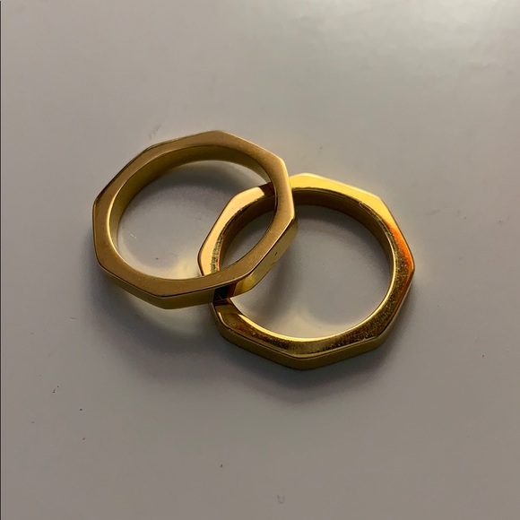 ELLIE VAIL GOLD BLAKE RING SET - Picture 3 of 6